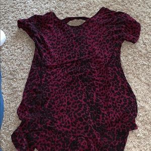 Kids Cheetah Print Top